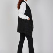 Gilet Barcelona lurex nero