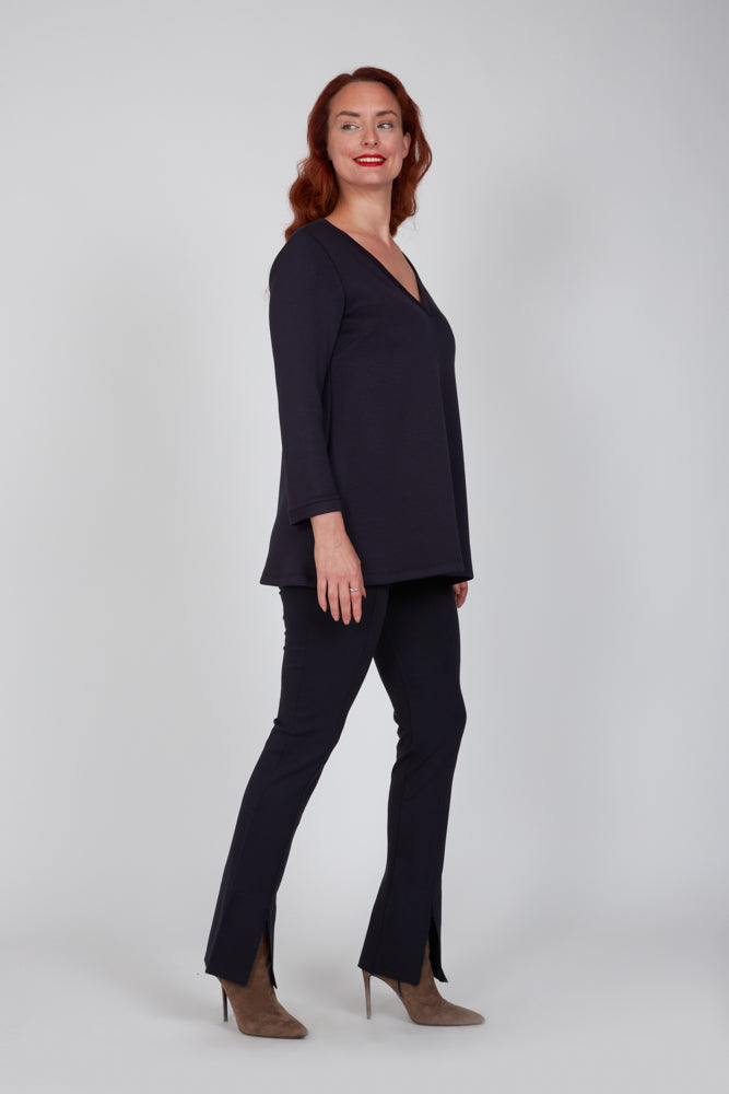 Maglia in scuba blu Istanbul