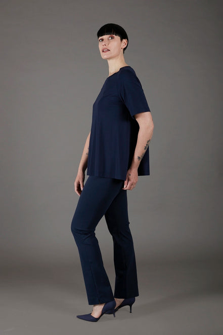 Maglia Mina maniche corte blu