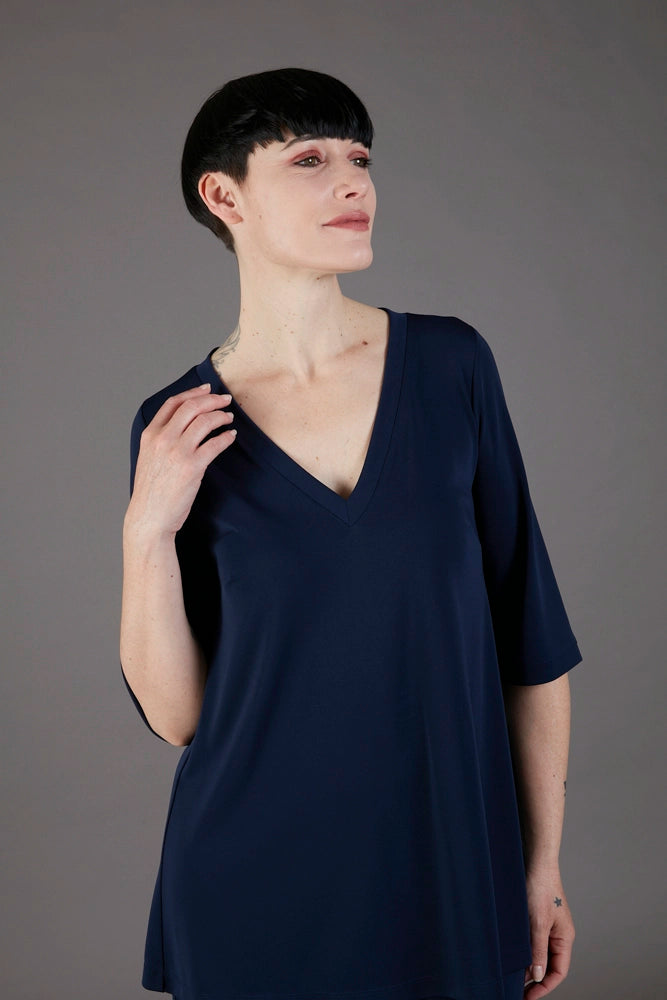 Maglia Napoli fluida navy