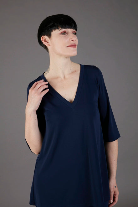 Maglia Napoli fluida navy
