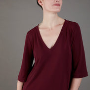 Maglia Napoli fluido vino