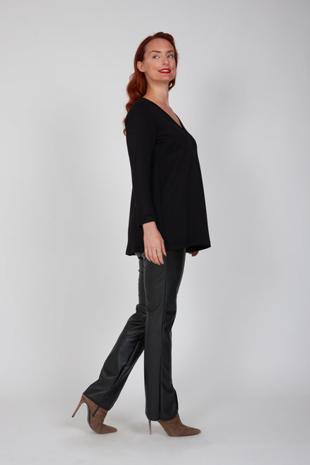 Maglia in scuba nera Istanbul