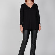 Maglia in scuba nera Istanbul