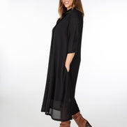 Abito Ischia tecno chiffon nero