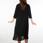 Abito Ischia tecno chiffon nero
