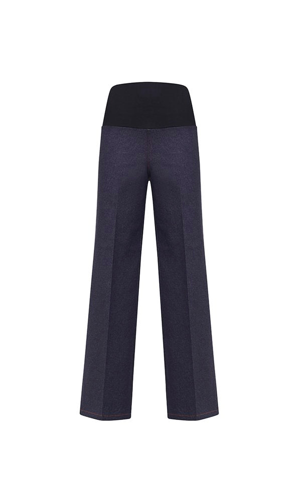Jeans Wide Leg con baschina