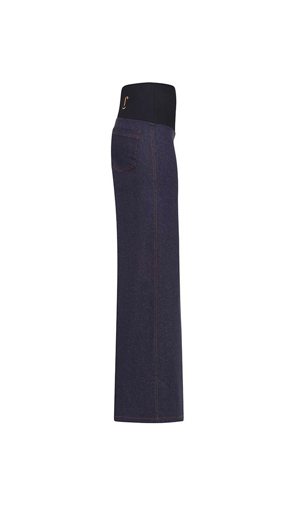 Jeans Wide Leg con baschina