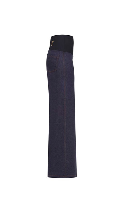 Jeans Wide Leg con baschina