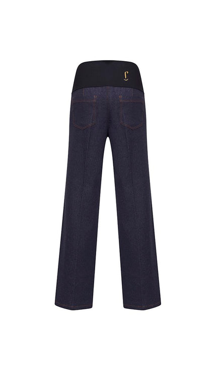 Jeans Wide Leg con baschina