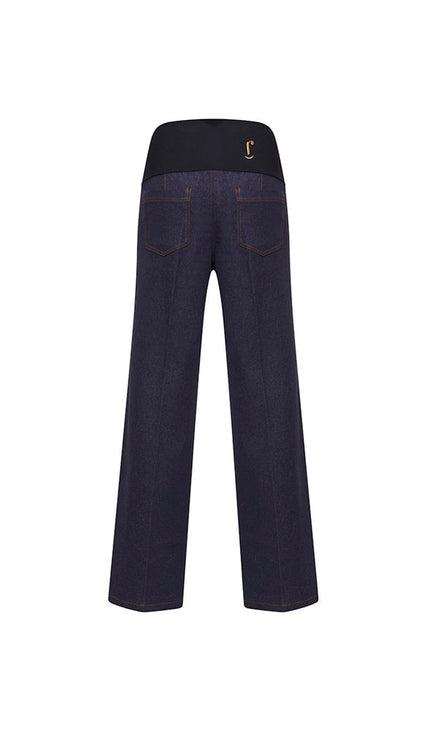 Jeans Wide Leg con baschina