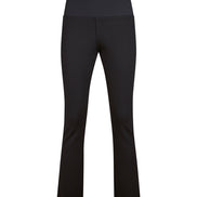 Jeans sigaretta punto milano nero con baschina