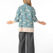 Jeans Wide Leg antracite con baschina