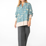 Jeans Wide Leg antracite con baschina