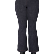 Jeans zampetta punto milano blu delavè