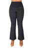 Jeans zampetta punto milano nero delavè