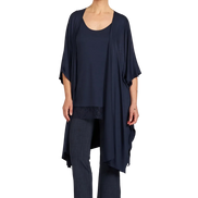 Kimono Jo maglina blu