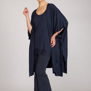 Kimono Jo maglina blu