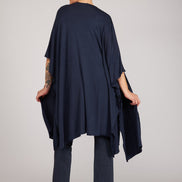 Kimono Jo maglina blu