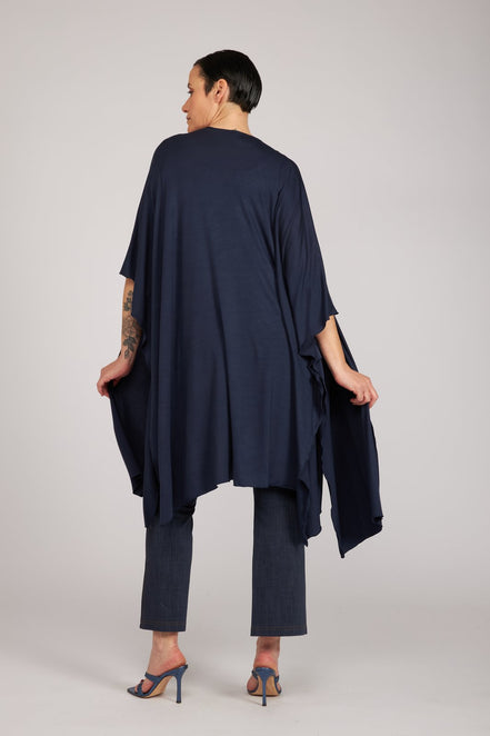 Kimono Jo maglina blu