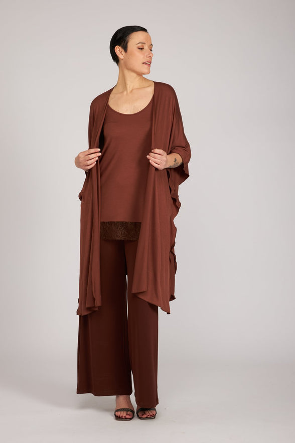 Kimono Jo maglina cioccolato
