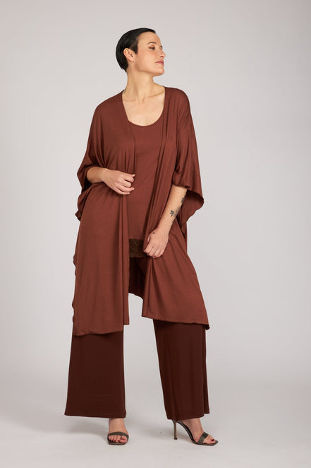 Kimono Jo maglina cioccolato