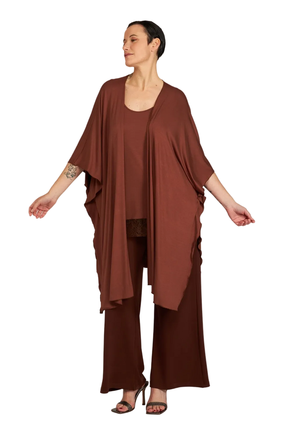 Kimono Jo maglina cioccolato