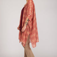 Kimono Jo fantasia arancio fucsia