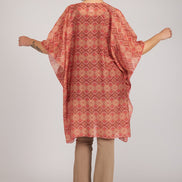 Kimono Jo fantasia arancio fucsia