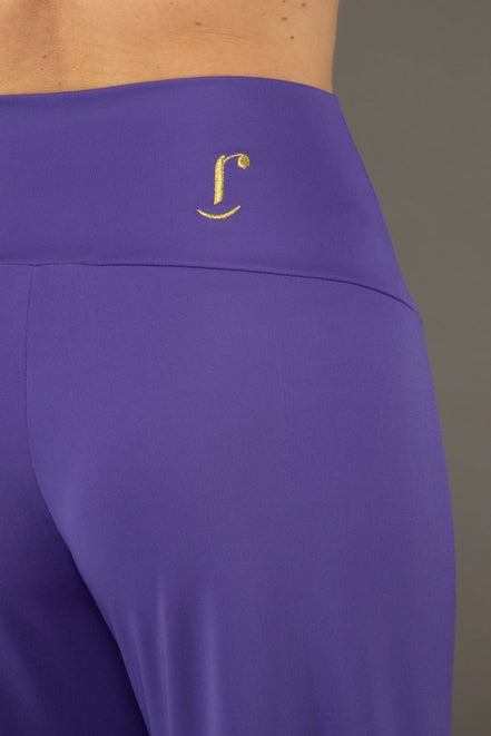 Panta Firenze fluido viola con baschina
