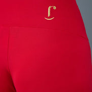 Panta Firenze fluido rosso con baschina