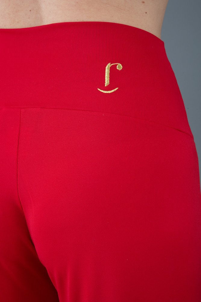 Panta Firenze fluido rosso con baschina