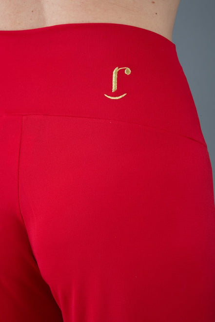 Panta Firenze fluido rosso con baschina