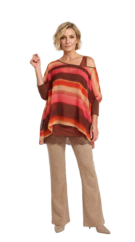 Look doppio top Sunset
