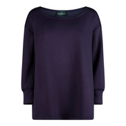Maglia felpa scuba blu Alice