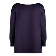 Maglia felpa scuba blu Alice