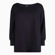 Maglia felpa scuba nera Alice