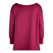 Maglia felpa scuba vino Alice