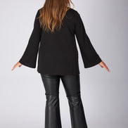 Maglia Giulia fluida nera