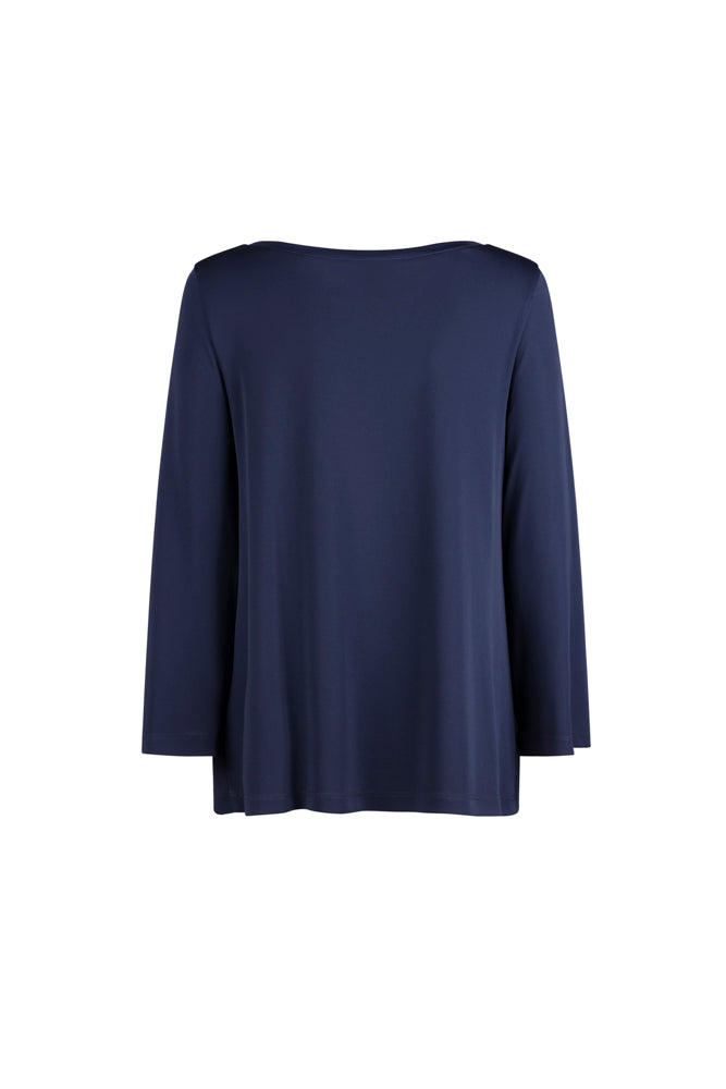 Maglia Giulia fluida blu