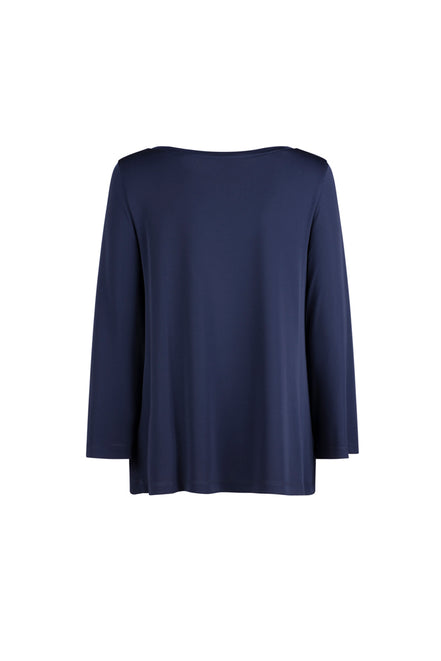 Maglia Giulia fluida blu