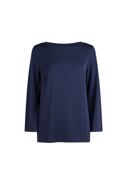 Maglia Giulia fluida blu