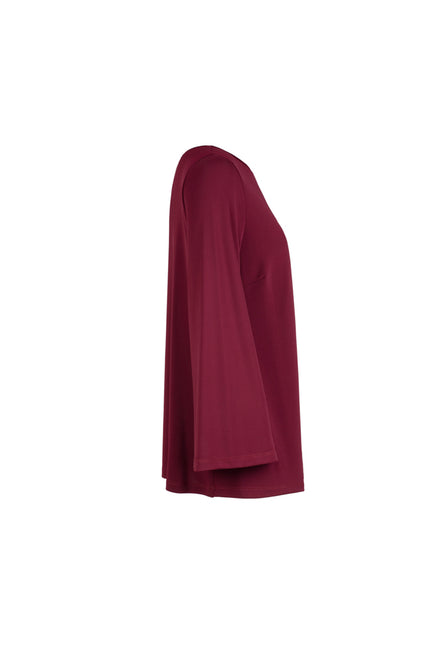 Maglia Giulia fluido vino