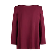 Maglia Giulia fluido vino