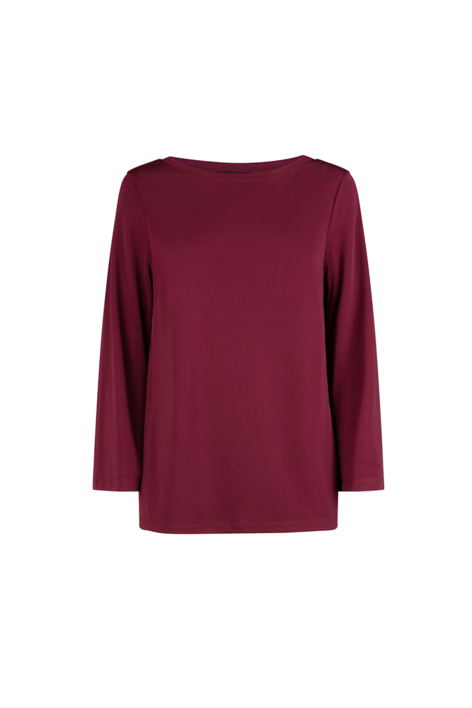 Maglia Giulia fluido vino