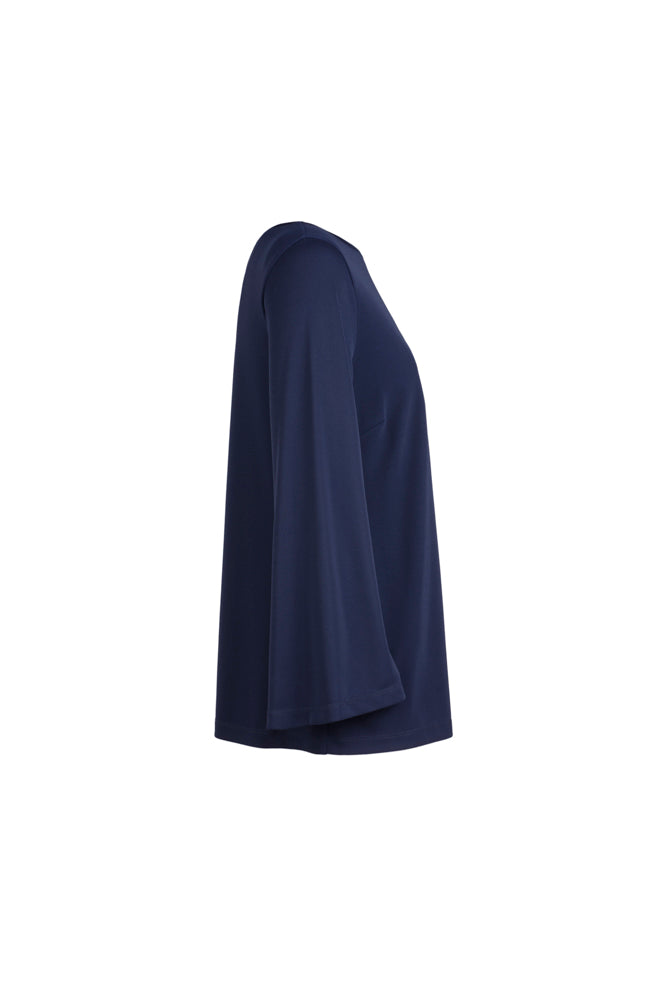 Maglia Giulia fluida blu