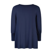 Maglia lunga in jersey Greta blu