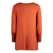 Maglia lunga in jersey Greta cannella