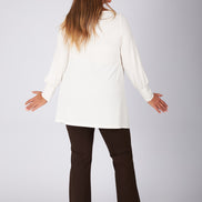 Maglia Greta fluido burro