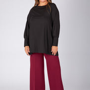 Maglia Greta in jersey nera